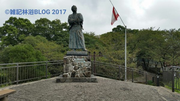 風頭公園 龍馬像 坂本龍馬