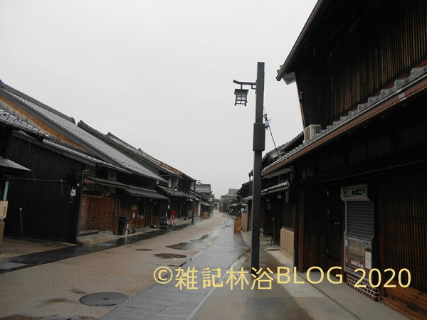 岐阜 長良川 川原町 古い町並み 鵜飼