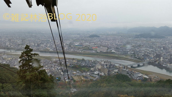 ロープウェー 岐阜城 金華山 岐阜公園 長良川